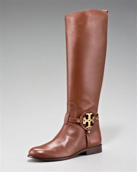 tory burch riding boots .